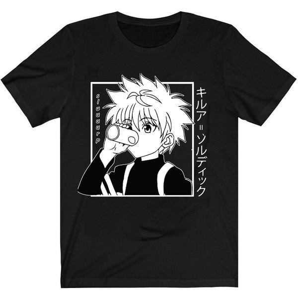 Wonderboy Hunter X Hunter Killua Drinking T shirt WonderBoy