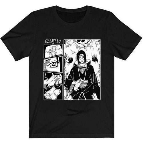 ⌜Naruto⌟ Itachi Manga Susanoo-Released T-shirt - WonderBoy
