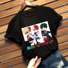 Load image into Gallery viewer, ⌜My Hero Acadamia⌟ Bakugo x Shoto x Midoriya T-shirt - WonderBoy
