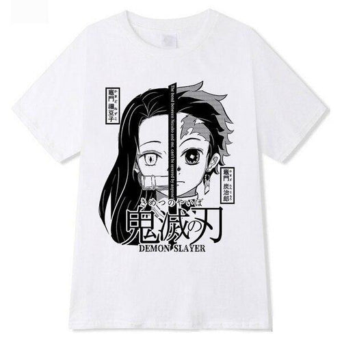 ⌜Demon Slayer⌟ Tanjiro X  Nezuko T-Shirt - WonderBoy