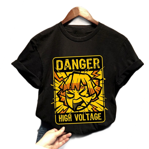 ⌜Demon Slayer⌟ High Voltage Zenitsu T-shirt - WonderBoy