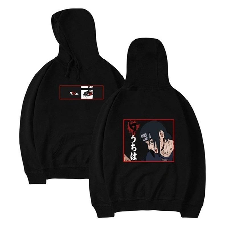 ⌜ Naruto Shippuden⌟ No Next Time Uchiha Hoodie - WonderBoy