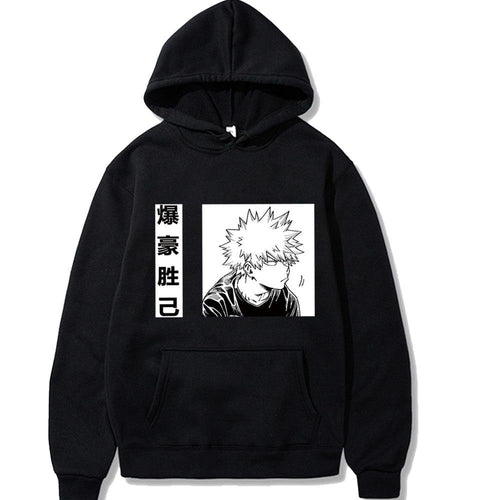 ⌜My Hero Academia⌟  Casual Clothing Bakugo Hoodie - WonderBoy