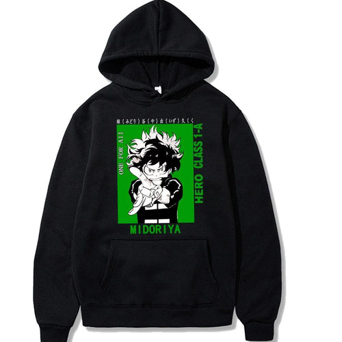 ⌜My Hero Academia⌟ Finger Flick Midoriya Hoodie - WonderBoy