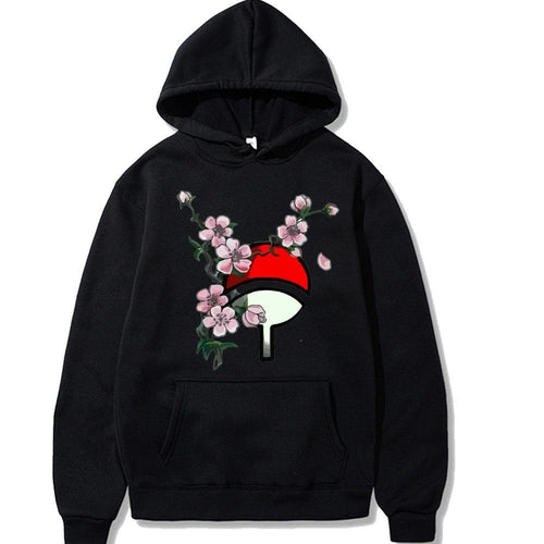 ⌜Naruto⌟ Uchiha Clan Sakura Bloom Hoodie - WonderBoy