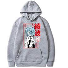 Load image into Gallery viewer, ⌜Neon Genesis⌟ Rei Ayanami Hoodie - WonderBoy
