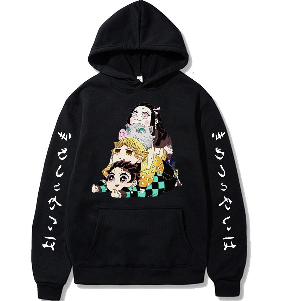 ⌜Demon Slayer⌟ Chibi Stack Hoodie - WonderBoy