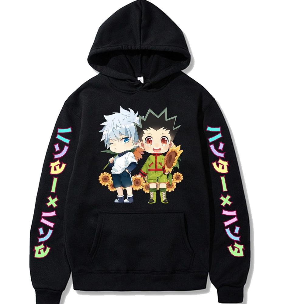 ⌜Hunter X Hunter⌟ Sunflower Chibi Gon X Killua Hoodie - WonderBoy