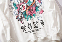 Load image into Gallery viewer, Geisha-Oni - is Man Good or Evil? Sweatshirt - WonderBoy
