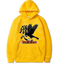 Load image into Gallery viewer, ⌜Haikyuu⌟ Karasuno Crow Hoodie - WonderBoy
