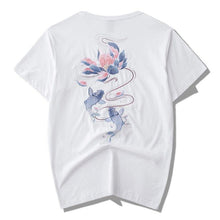 Load image into Gallery viewer, Petal Vortex Koi T-Shirt - WonderBoy
