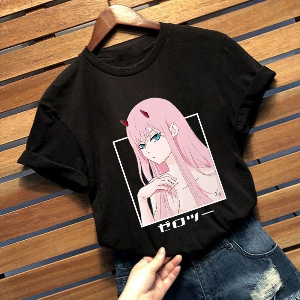 ⌜Darling In The Franxx⌟  Fanart Zero Two T-shirt - WonderBoy