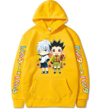 Load image into Gallery viewer, ⌜Hunter X Hunter⌟ Sunflower Chibi Gon X Killua Hoodie - WonderBoy
