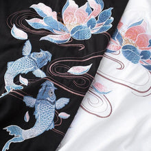 Load image into Gallery viewer, Petal Vortex Koi T-Shirt - WonderBoy
