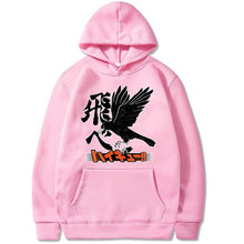 Load image into Gallery viewer, ⌜Haikyuu⌟ Karasuno Crow Hoodie - WonderBoy
